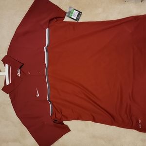 Nike dri fit golf shirt